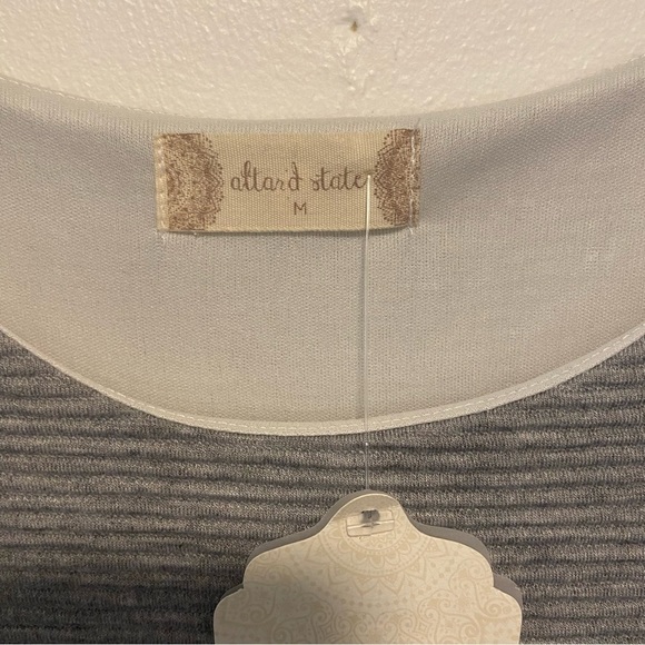 Altar’d State Women’s Midi Dress Size Medium Fit And Flare Minimalist Wedding - Picture 3 of 8